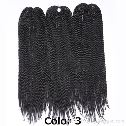 senegalese braiding hair 3packs/lot 22inch 30strands ombre crochet hair